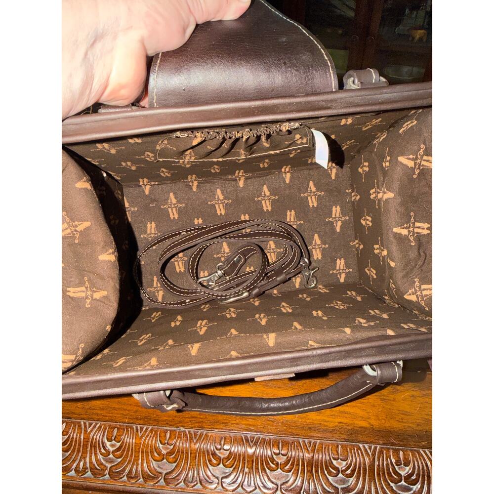 ⭐️ American West Pony Satchel Brown / Cream Purse. NWT! Western Rodeo - Picture 7 of 8